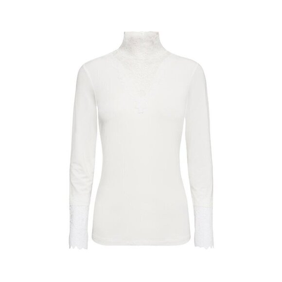 NWT SOYA CONCEPT  MARICA 20 WHITE LACE ELEGANT LONGSLEEVE - Picture 3 of 6